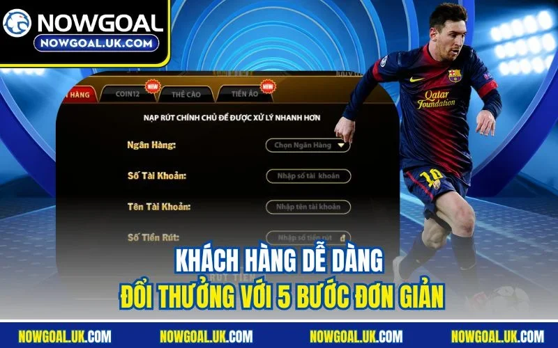 Khách hàng dễ dàng đổi thưởng với 5 bước đơn giản